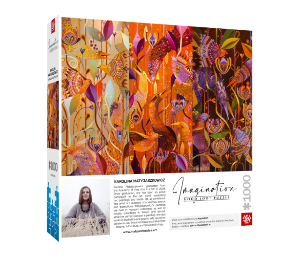 Good Loot Imagination Puzzle: W Ptasim Gąszczu Tryptyk - 1503930 - zdjęcie 2